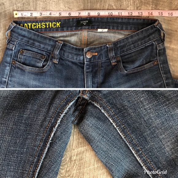 J Crew Factory Matchstick Mid Wash Jeans, size 29 - Picture 7 of 8